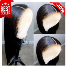 Load image into Gallery viewer, Yoniswigs 5*5/13*4 Transparent Lace Wigs 13*6*1 T Part Lace Wigs Straight Hair Lace Front Human Human Wigs 150% 180% Density Pre Plucked Hair Line
