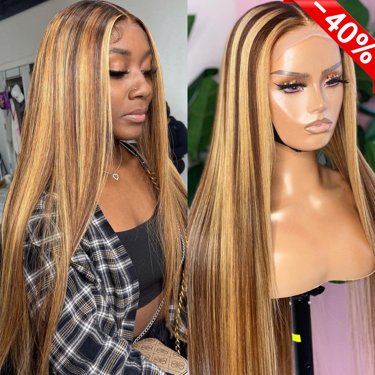 Highlight Straight Wigs 13x4 Transparent Lace 13*6*1 T Part Lace Front Human Hair  Wigs for Women Invisible Lace 150% 180% Density Pre Plucked