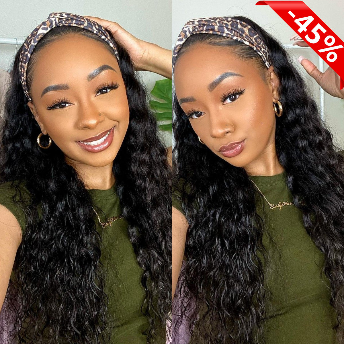 Headband Wigs Human Hair Curly 30Inch Glueless Brazilian Hair Wigs 180 Density So Soft Remy Full Machine Wig