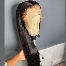 Load image into Gallery viewer, Yoniswigs Hair Pre Plucked Virgin Hair Straight 13*4 Transparent Lace Closure Wigs Amazing Lace Melted Match All Skin Color Bettyou Series

