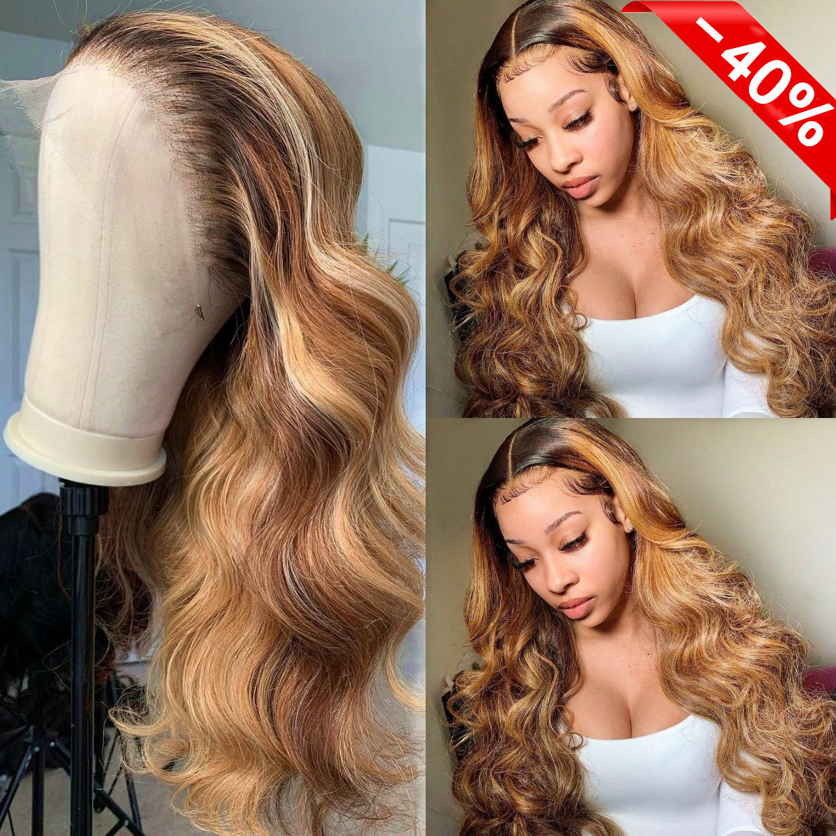 Yoniswigs Bodywave  Highlight 13x4 Transparent Lace 13*6*1 T Part Lace Front Human Hair Wigs for Women Invisible 150% 180% Density Pre Plucked