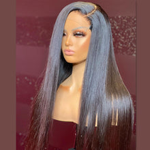 Load image into Gallery viewer, 13*4 Transparent Lace Wigs 13*6*1 T Part Lace Wigs Straight Hair Lace Front Human Hair Wigs 150% 180% Density Pre Plucked Hair Line With Baby Hair
