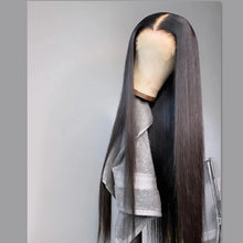 Load image into Gallery viewer, 13*4 Transparent Lace Wigs 13*6*1 T Part Lace Wigs Straight Hair Lace Front Human Hair Wigs 150% 180% Density Pre Plucked With Baby Hair
