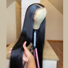 Load image into Gallery viewer, 13x4 Transparent Lace 13*6*1 T Part Lace Front Human Hair Straight  Wigs for Women Invisible 150% 180%  250%Density Pre Plucked
