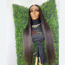 Load image into Gallery viewer, Yoniswigs13x4 Transparent Lace 13*6*1 T Part Lace Front Human Hair Straight  Wigs for Women Invisible 150% 180%  250%Density Pre Plucked With Baby Hair
